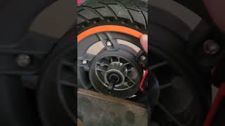 Non pneumatic tires on the Hiboy S2 Max electric scooter scooter hiboy electric repairs tools [upl. by Zosi]