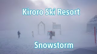 【SKI】Kiroro Ski Resort Hokkaido Snowstorm on this day [upl. by Eidnew19]