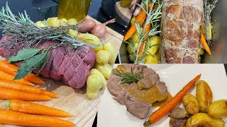 RÔTI DE BOEUF ET SES LÉGUMES RÔTIS [upl. by Stent]