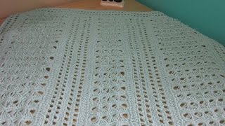 Crochet colcha o cobija de bebé para principiantes [upl. by Airdnassac502]