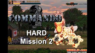 Commando 2  Hard mode playthrough  Mission 2 [upl. by Clark]