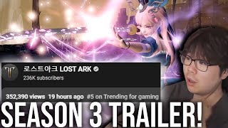 LOST ARK SEASON 3 TIER 4 OFFICIAL TRAILER IS INSANE  3 DAYS TO GO  ZEALS REACTS [upl. by Eresed]