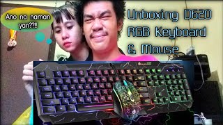 Product Review SHIPADOO D620 RGB Keyboard with RGB Mouse Tagalog  Julichael [upl. by Vladimar]