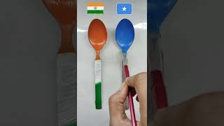 India🇮🇳 vs Somalia🇸🇴 flag 🥄 youtubeshorts viralvideo independenceday [upl. by Ahmed]