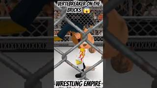 Vertebreaker on the bricks 😱 Wrestling Empire [upl. by Nirrek]