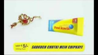 Fevikwik Sab Kuch Chutki mai Chipkaye  Fevikwik Jewellery Ad [upl. by Dallis]