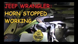 Jeep Wrangler Horn Quit Working [upl. by Eahsed]