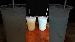 Blue cofffe x Thai tea coffe taenyoknyok asmr shorts [upl. by Kym]