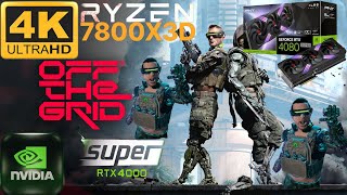 Off The Grid 4K  DLSS Q  RTX 4080 Super PNY XLR8 ARGB  AMD 7800X3D [upl. by Eleumas]