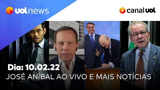 Bolsonaro reajuste a professores José Aníbal ao vivo PSDB e Doria Monark e mais  UOL News 1002 [upl. by Awe]