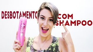 DESBOTANDO o cabelo com SHAMPOO  Dicas da Branca [upl. by Nohj]