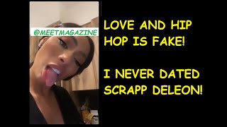 Tommie Lee EXPOSES Love and Hip Hop ITS FAKE Scrapp Deleon relationship was GREAT ACTING [upl. by Helve]