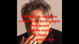 NINO DANGELO Ragazzina karaoke con cori [upl. by Ymmij]