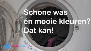 Donkere kleding wassen  PoetsPrins basic [upl. by Ellecram932]