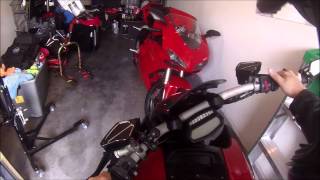 HowTo Activate Ducati Diavel Steering Lock [upl. by Laup663]