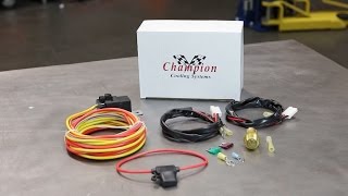 Champion Radiators How to install an Electric Fan Relay in a vehicle [upl. by Xuagram]