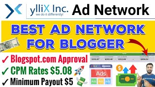 Yllix Ad Network Review  Yllix Ads Review  Yllix Ads Setup  Best Blogger Ad Network  SmartHindi [upl. by Annoled]