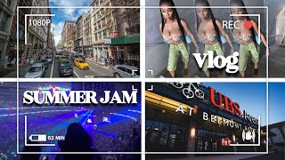 I WENT TO HOT 97 SUMMER JAM  VLOG  Shopping in Soho🛍️ GRWM [upl. by Alhahs640]