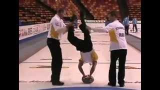 Curling Trick Shot  Jeff Stoughton Team Manitoba [upl. by Gervais125]