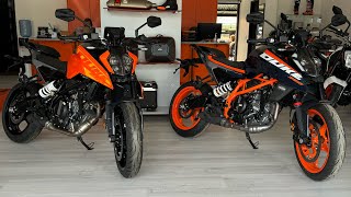 KTM DUKE 250 2024 VS KTM DUKE 390 2024 [upl. by Llirrem791]