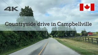 4K  Countryside drive in Campbellville Ontario  Canada [upl. by Phenice]