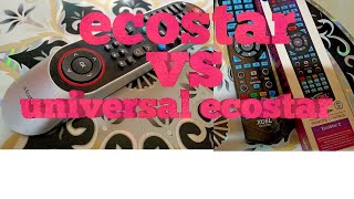 ecostar vs universal ecostar 2 tv remote [upl. by Chemash]