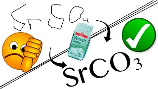 Make Strontium Carbonate from Sulfate [upl. by Eirruc]