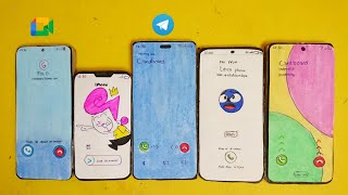 Galaxy Z flip 6 iPhone 13mini Honor m6p mi note 13 Oppo reno 11pmeet amp telegram amp incoming call [upl. by Arehahs]