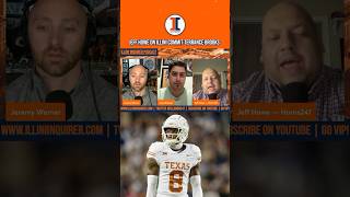 Jeff Howe of Horns247 breaks down Illini commit and former Texas CB Terrance Brooks 🏀🗣️ texas [upl. by Aicirtak]