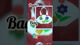 d i y paper craft ideapaper bagshorts video [upl. by Ahtnicaj]