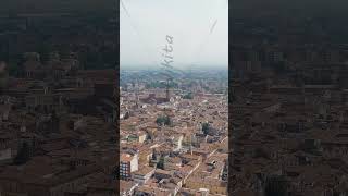 Vertical video Piacenza Italy Cathedral of Piacenza Episcopal Palace Historical city center [upl. by Atinnod]