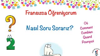 Fransızca Öğreniyorum 51 Soru Cümleleri 2 [upl. by Helbonna129]