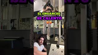 UN ENGANCHE CALENTÓN🥵😵‍💫 gymfail humor shortvideo [upl. by Inotna]