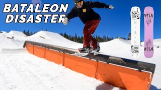 Bataleon Disaster Snowboard Review [upl. by Oirrad]