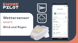 HOMEPILOT  Wettersensor Regen und Windfunktion [upl. by Leanne]