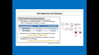 IDHMutation bei Gliomen  Strahlentherapie Prof Hilke Vorwerk [upl. by Carrnan]