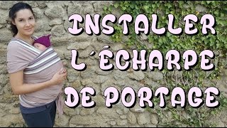 TUTORIEL Comment bien mettre lécharpe de portage Babymoov [upl. by Nwahsad]