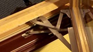 Hinge Adjustment on Sun Casement Window [upl. by Acinhoj]