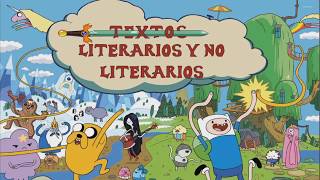 ⚔️Textos literarios y no literarios  Cuarto medio A⚔️ [upl. by Sinai]