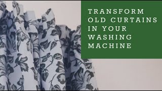 How to Recycle Old Curtains with Fabric Dye [upl. by Nuhsar]