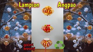 DIY  Cara Mudah Membuat Lampion dari Angpao Hiasan Imlek Lampion dari Angpao [upl. by Raimund]