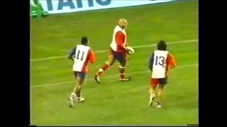 Sione Lauaki super skilful handling creates Pacific Islanders try vs Waratahs 2004 [upl. by Eahsal311]