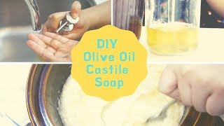 How I Make Castile Liquid Soap 100 Olive Oil [upl. by Gilman720]