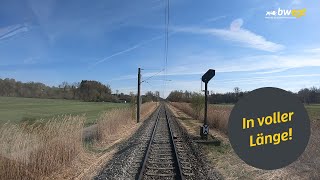 Führerstandsmitfahrt von Crailsheim nach Stuttgart mit bwegt auf der Remstalbahn [upl. by Pressman57]