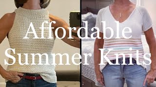 Knitters Kniche Episode 3  Affordable Summer Knits and Crochet Projects Including my Ranunculus [upl. by Buchbinder]