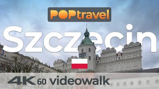 Walking in SZCZECIN  Poland on a cloudy day  4K 60fps UHD [upl. by Eedebez]