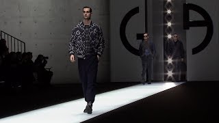 Giorgio Armani Fall Winter 201819 Mens Fashion Show [upl. by Sinnard206]