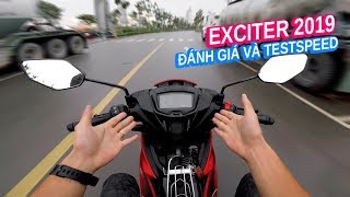 Đánh giá Exciter 150 2019 và test max speed  Vlog 99 [upl. by Ause]