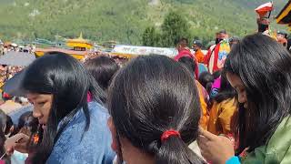 Bhutan Thimphu Festival 2023 Traditional mask dance [upl. by Kendell]