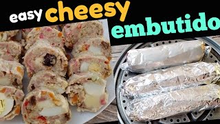 Easy Cheesy Embutido recipe [upl. by Yenettirb]